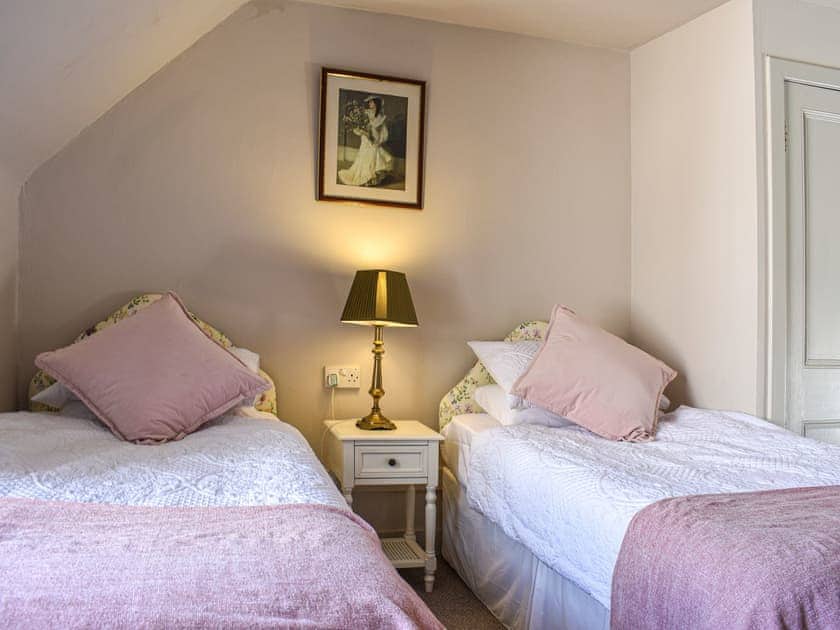 Twin bedroom | Hayfield - Dalgeatie Castle, Delgaty, near Turriff