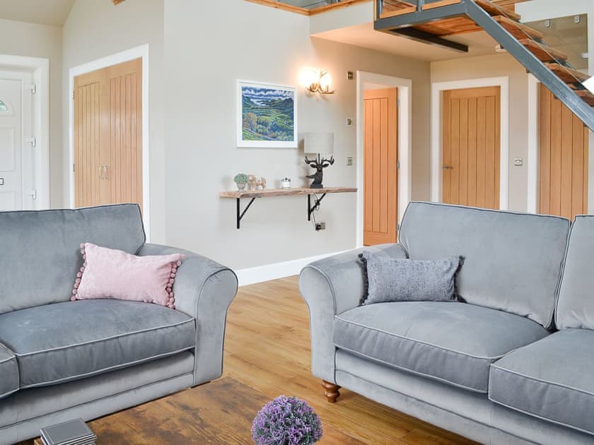 Living area | The Byre - Farm Holidays, Castle Douglas
