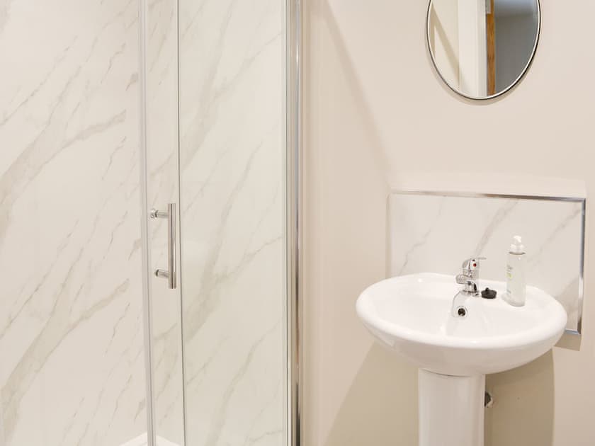 En-suite | The Byre - Farm Holidays, Castle Douglas