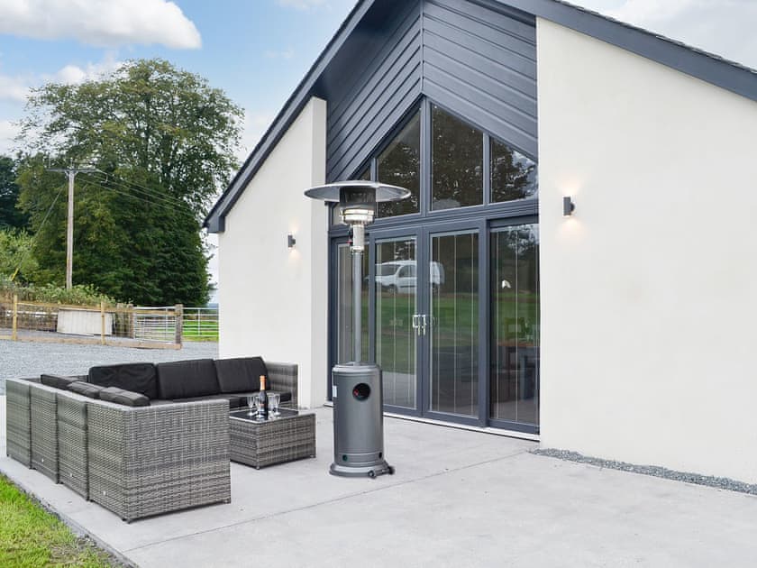 Patio | The Byre - Farm Holidays, Castle Douglas