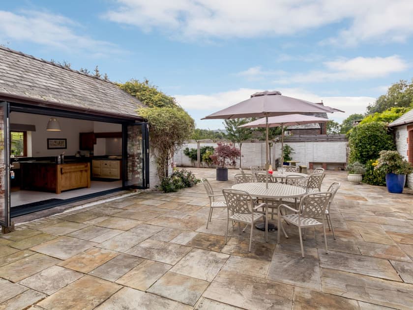 Patio | White Horse Farm, Abergavenny