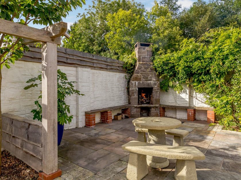 Patio | White Horse Farm, Abergavenny