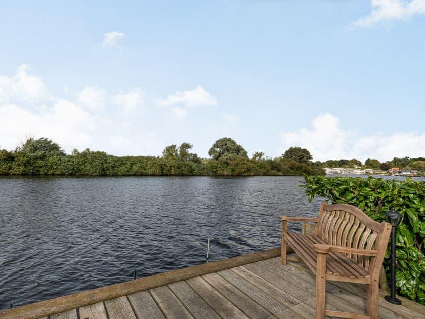 Sitting-out-area | Sunset Lodge, Brundall, near Norwich
