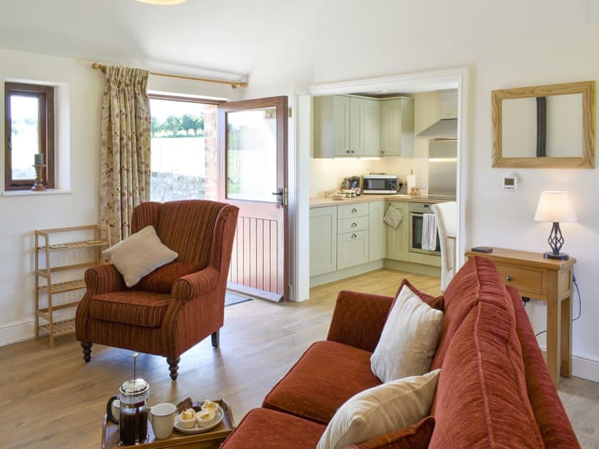 Open plan living space | Shepherds Den, Newton Le Willows