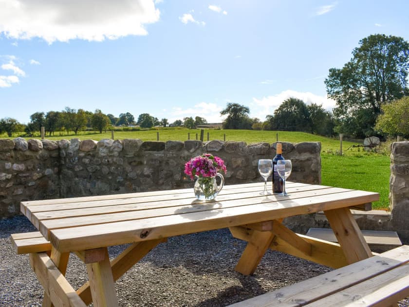 Outdoor area | Shepherds Den, Newton Le Willows
