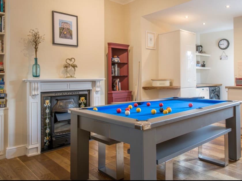 Dining table converted into a games table | 109 Nunnery - House of York, York