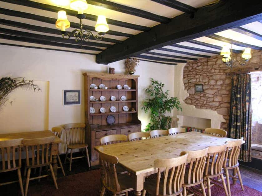 Dining room | West Wing - Duddings Country Cottages, Timberscombe, near Minehead
