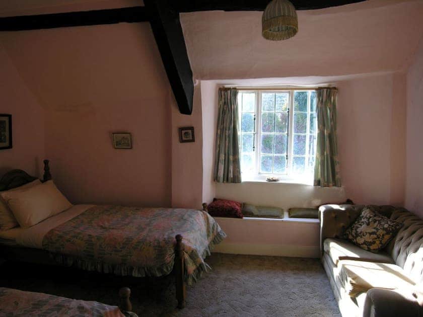 Twin bedroom | West Wing - Duddings Country Cottages, Timberscombe, near Minehead