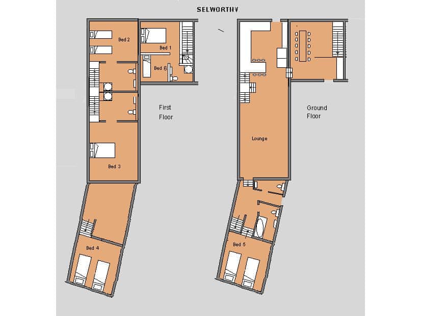 Floor plan | Selworthy - Duddings Country Cottages, Timberscombe, near Minehead
