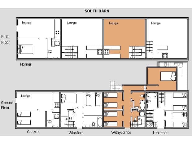 Floor plan | Withycombe - Duddings Country Cottages, Timberscombe, near Minehead