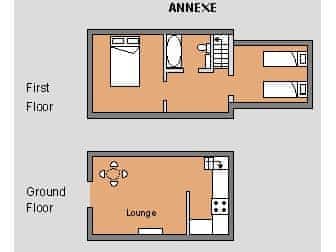 Floor plan | Annexe - Duddings Country Cottages, Timberscombe, near Minehead