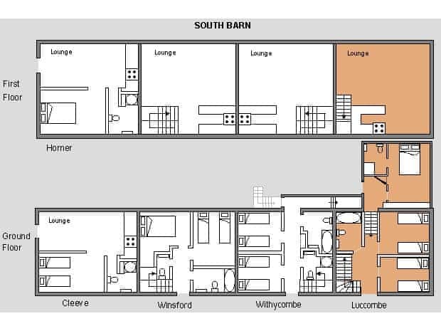 Floor plan | Luccombe - Duddings Country Cottages, Timberscombe, near Minehead