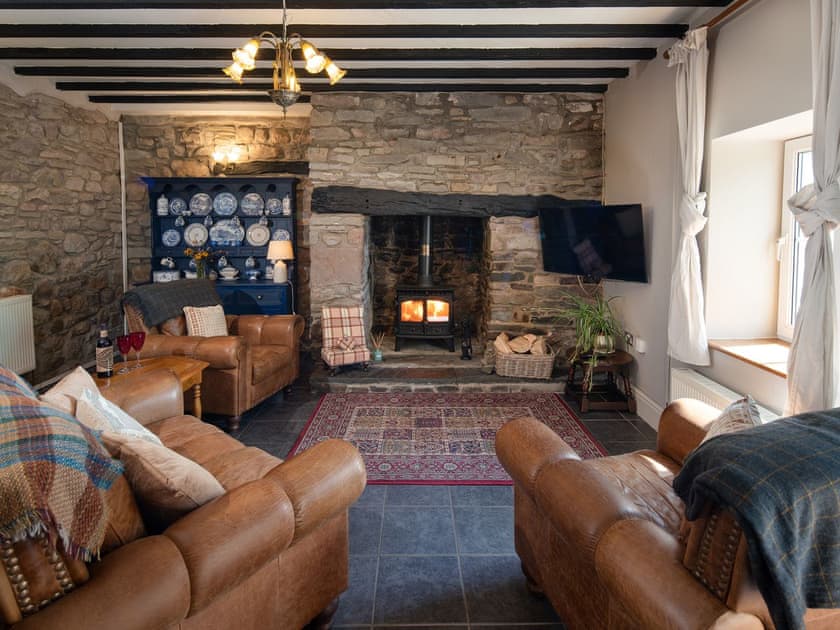 Living room | Coeden Afal - Tanylan Farm Cottages, Kidwelly