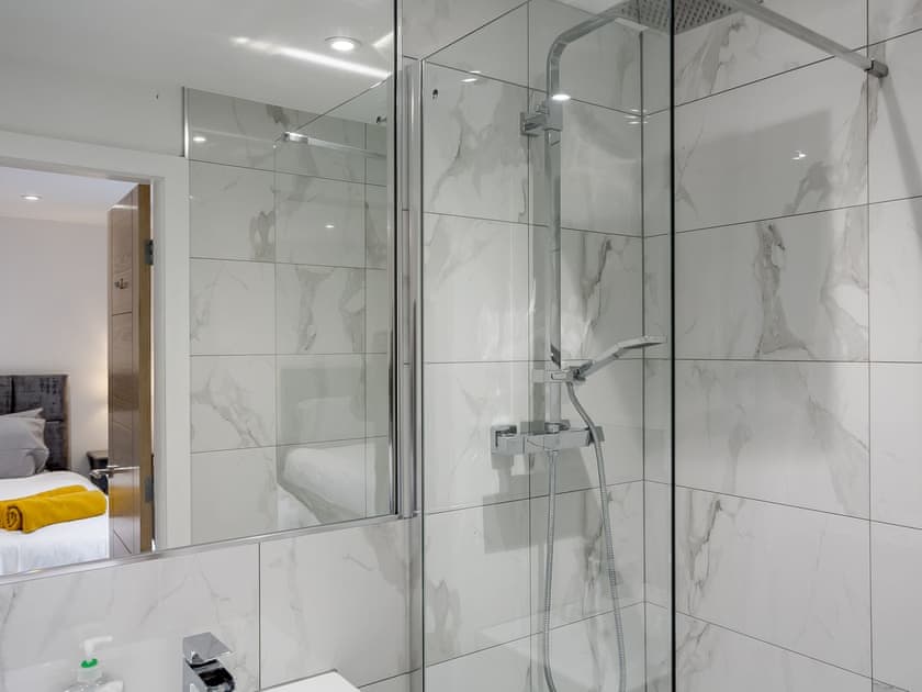 Shower room | Waterside Lodge One - Ashgrove Country Park, Elland