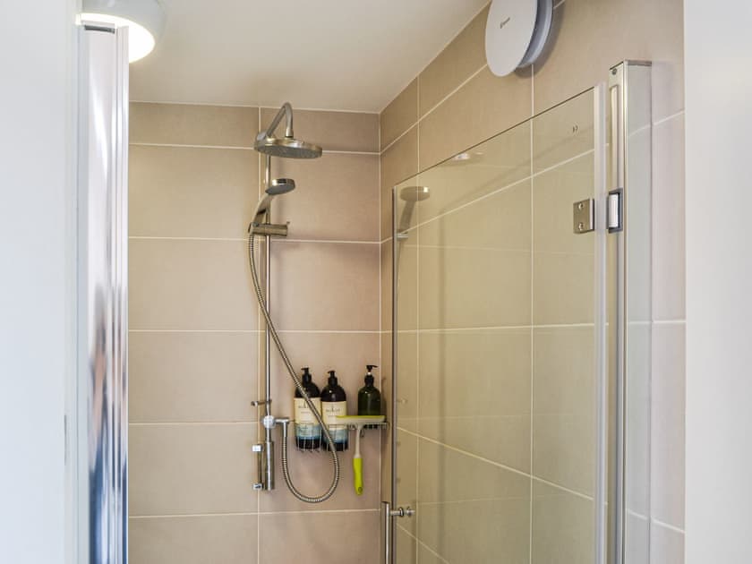 Shower room | Gardeners Cottage - Lockhaugh Farm Cottages & Carriages, Rowlands Gill