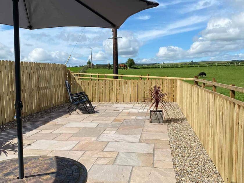 Outdoor area | Pleacairn Cottage, Dalton, near Lockerbie