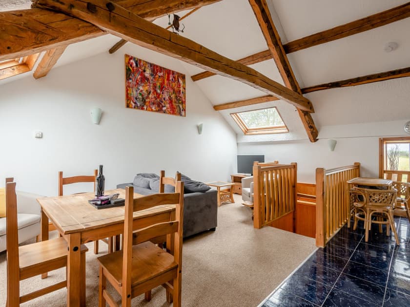Open plan living space | Robin’s Nest - Paith Holiday Cottages, Capel Seion, near Aberystwyth