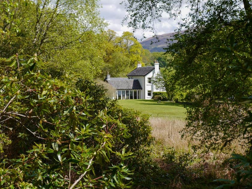 View from the woods | Cliff Cottage, Port Appin