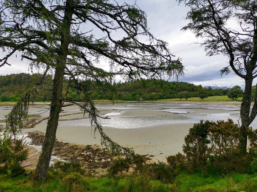 Autumn view from across the bay | Cliff Cottage, Port Appin