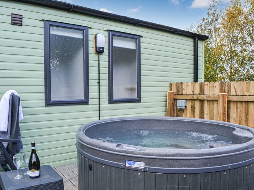 Hot tub | Willow - Wallace Lane Farm Cottages, Brocklebank, near Caldbeck and Uldale