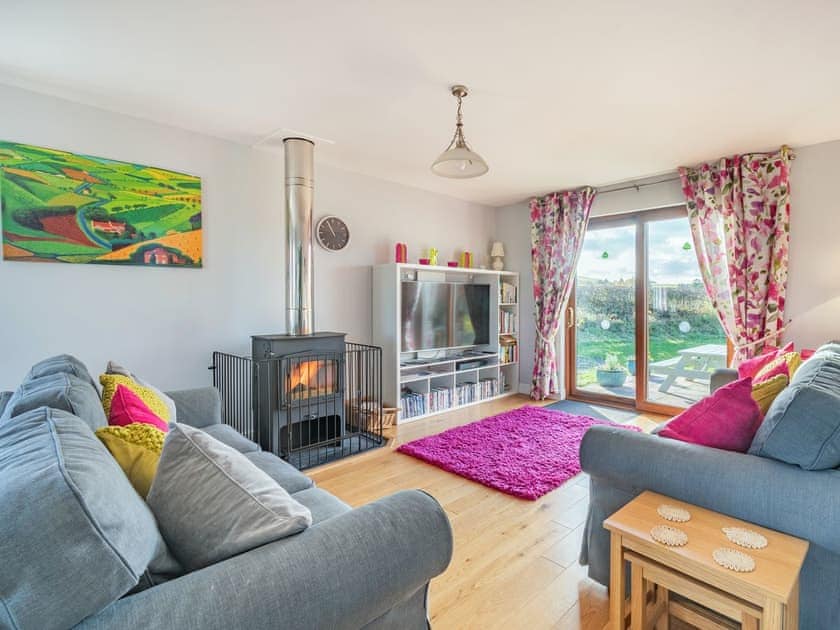 Living area | Cuckoo Hill Lodge, Rhayader