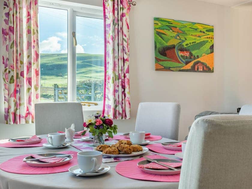 Dining Area | Cuckoo Hill Lodge, Rhayader