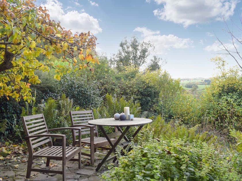 Sitting-out-area | Pentre Cwm Bach, Llansilin, near Oswestry