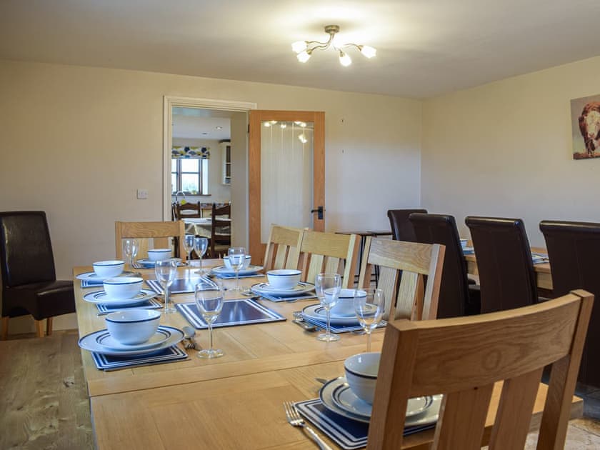 Dining room | Colstey Farmhouse, Clun, near Bishops Castle