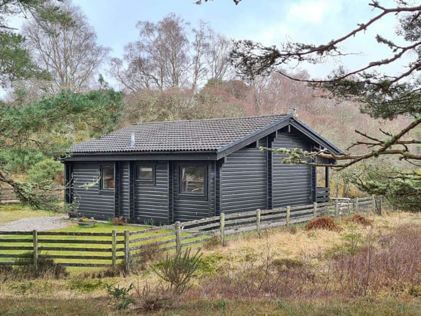 Exterior | Lochside Log Cabin, Brora