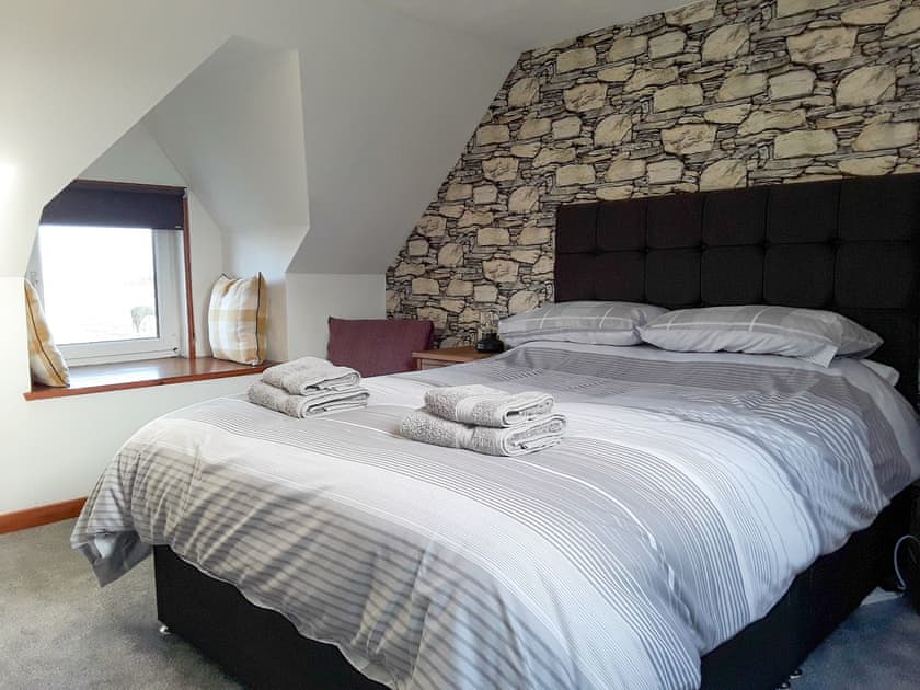 Double bedroom | MacRury Cottage, Balemore, near All Outer Hebrides