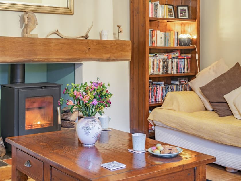 Living room | Pwll Farmhouse, Llanllawddog, near Brechfa