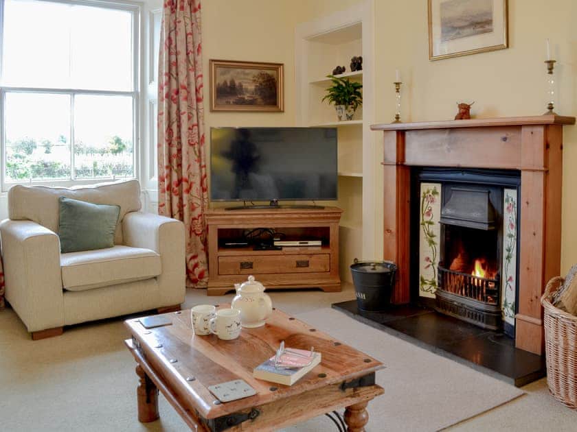Welcoming living room | Strathisla Farm Cottages- Islabank Farmhouse - Strathisla Farm Cottages, Meigle