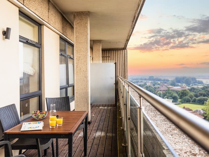 Balcony | Penthouse - Bellaire Stays, Ashford