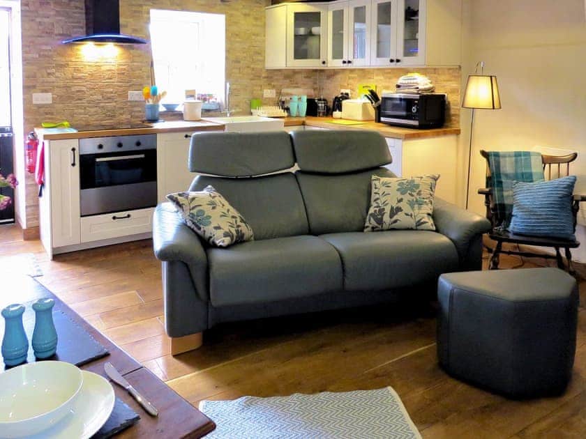 Open plan living space | Snuggle Cottage - Dolgoy Cottages, Llangrannog