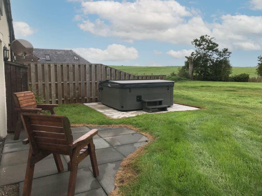 Sitting-out-area | Chestnut Cottage - Kirklandholm Cottages, Kirklandholm, near Ayr