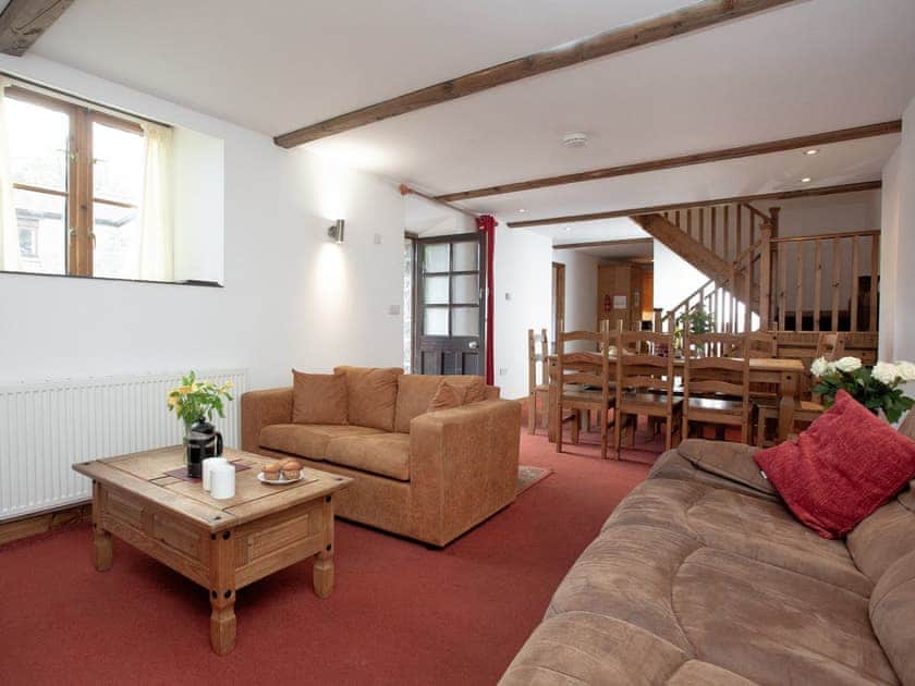 Living room/dining room | Trelawney - Tresooth Cottages, Tresooth Barns