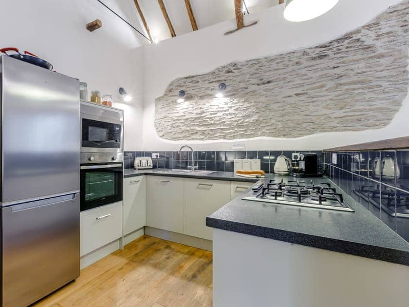 Kitchen | The Threshing Barn - Higher Patchole Barns, Patchole, near Barnstaple