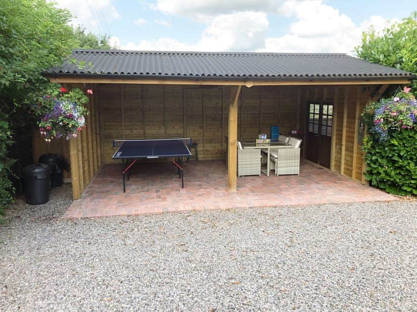 Outdoor area | Challette at Timbertops, Washfield, near Tiverton