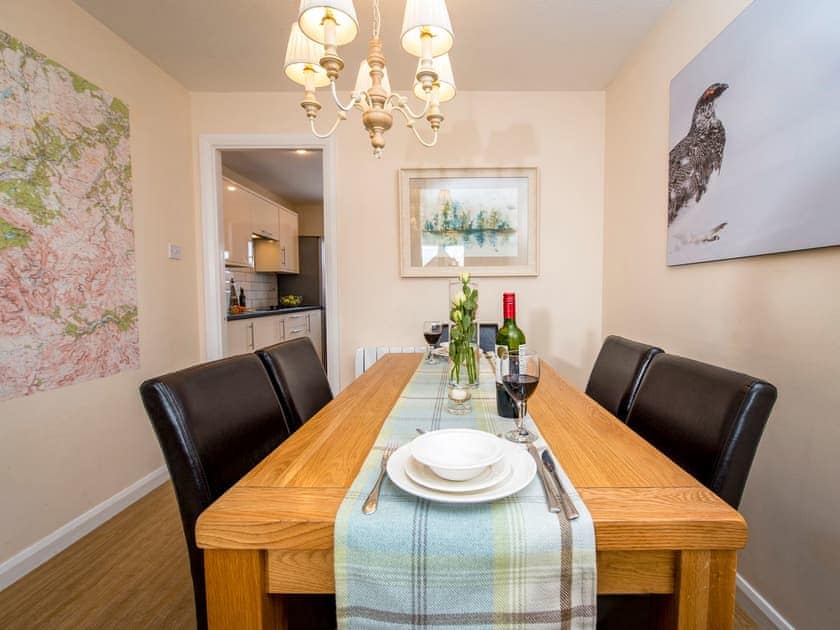 Dining Area | Ptarmigan - Silverglades Holiday Homes, Aviemore