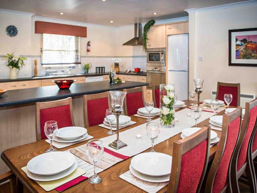 Dining Area | Golden Eagle - Silverglades Holiday Homes, Aviemore