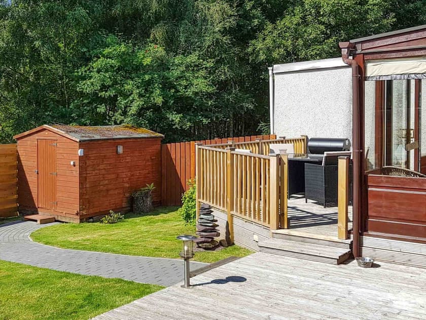 Sitting-out-area | Ruby Cottage - Silverglades Holiday Homes, Aviemore
