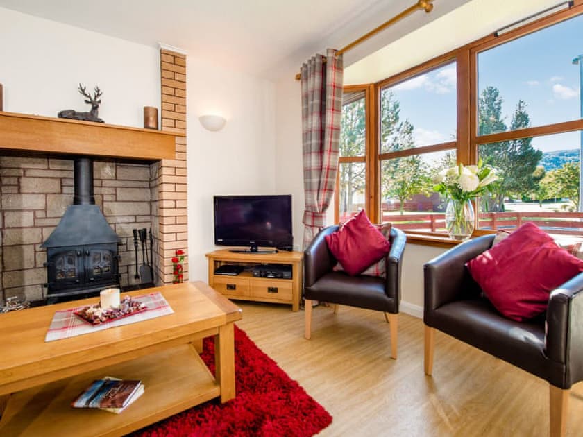 Living area | The Stag - Silverglades Holiday Homes, Aviemore