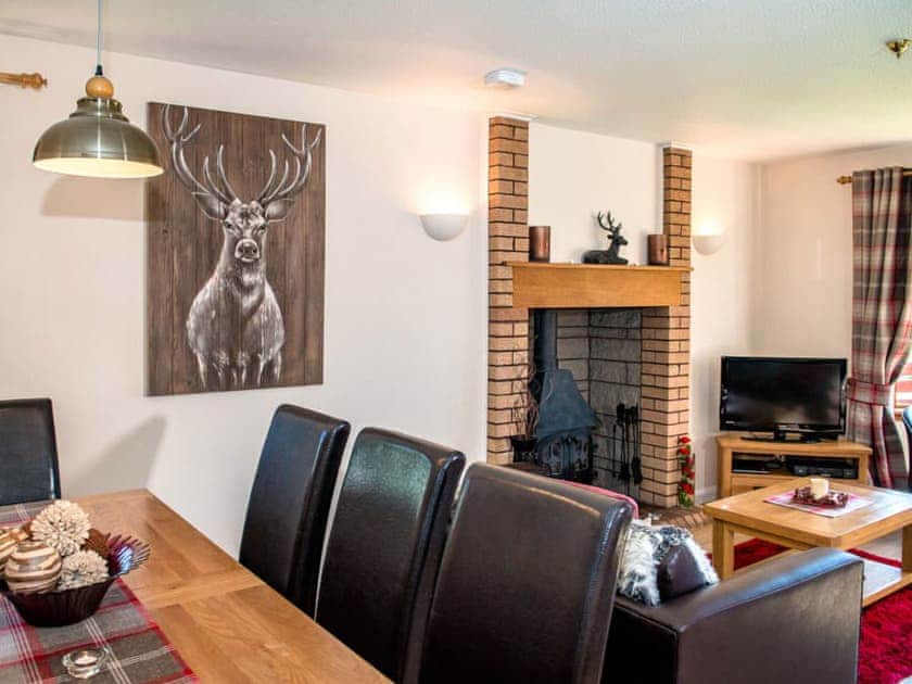 Open plan living space | The Stag - Silverglades Holiday Homes, Aviemore