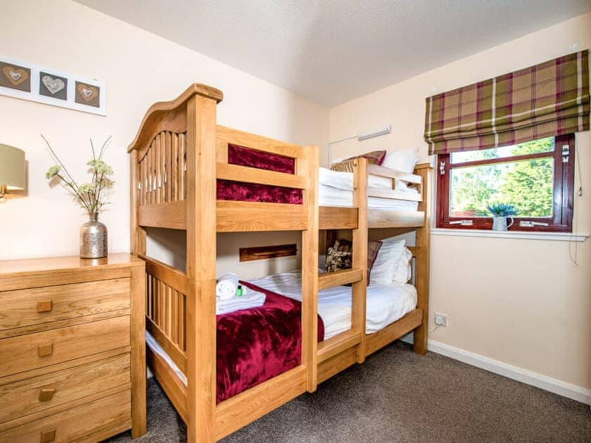 Bunk bedroom | The Stag - Silverglades Holiday Homes, Aviemore