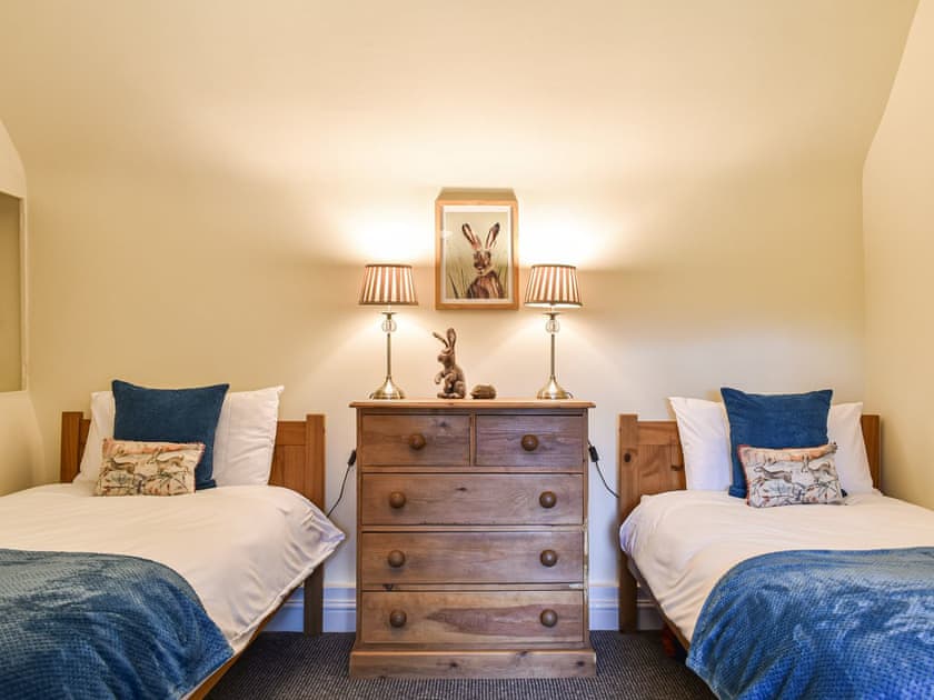 Twin bedroom | Brynfields, Shirley, near Ashbourne