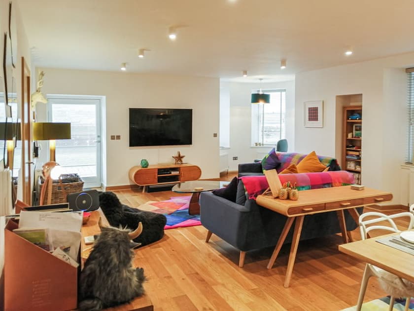Open plan living space | Kilbowie Retreat, Oban