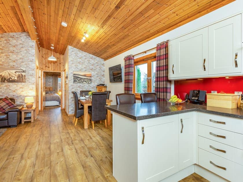 Open plan living space | Burnside Lodge, Torlundy, near Fort William