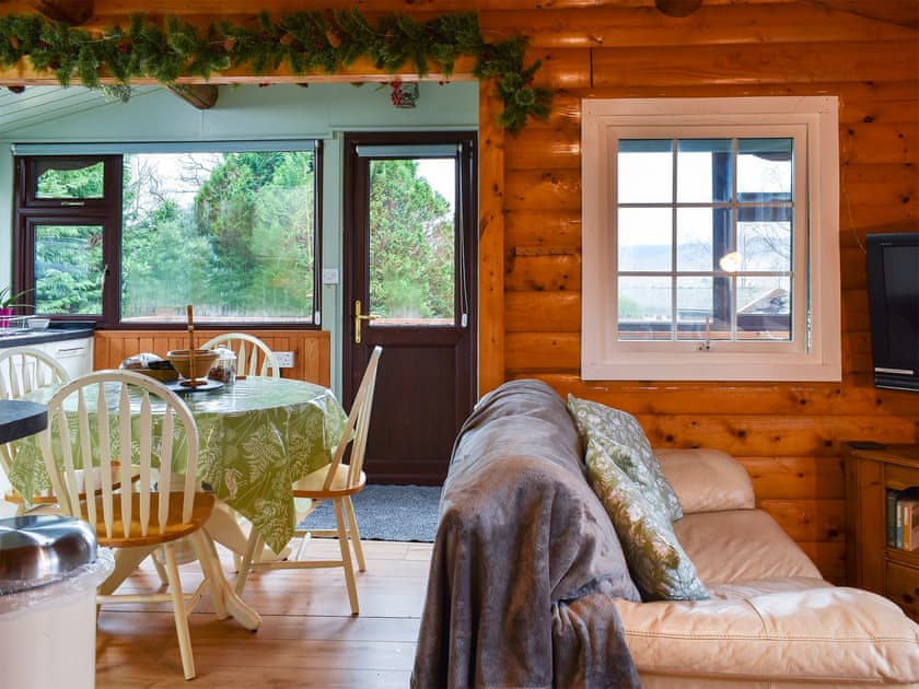 Open plan living space | Trawsfynydd Cabin, Bron Aber, near Trawsfynydd