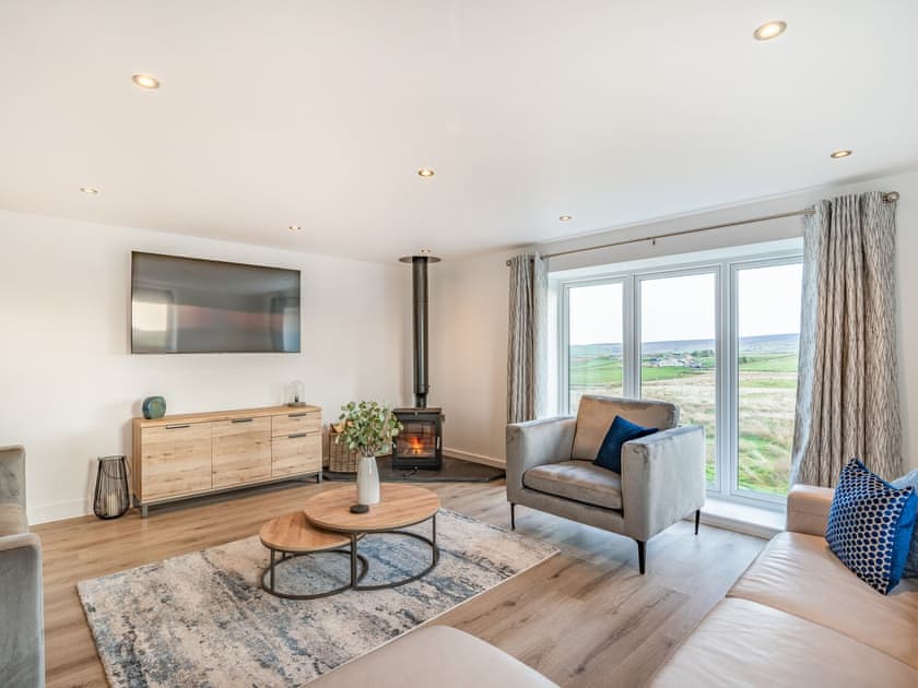 Living area | Hazelgrove Lodge Barn, Laneshawbridge