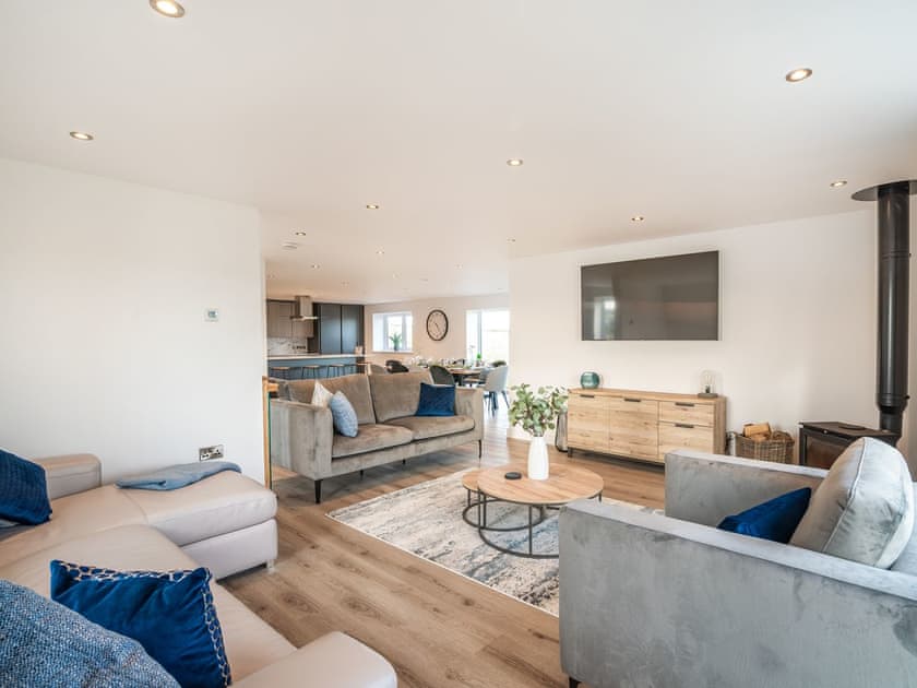Living area | Hazelgrove Lodge Barn, Laneshawbridge